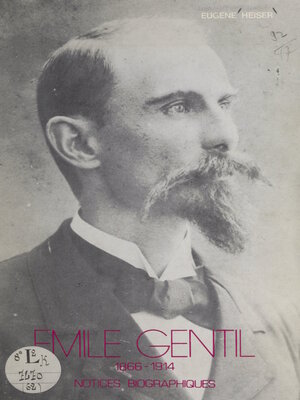cover image of Émile Gentil, 1866-1914